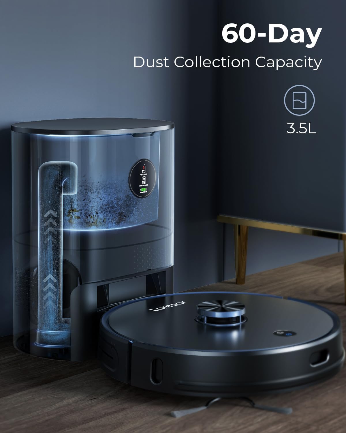 3 in 1 Robot Vacuum and Mop Combo with Self Emptying Station A40913