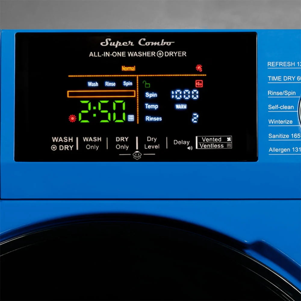 Blue Washer Dryer Unit R244
