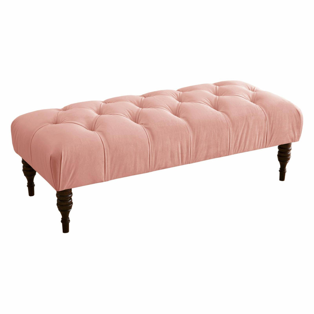 Tufted Velvet Bench G365