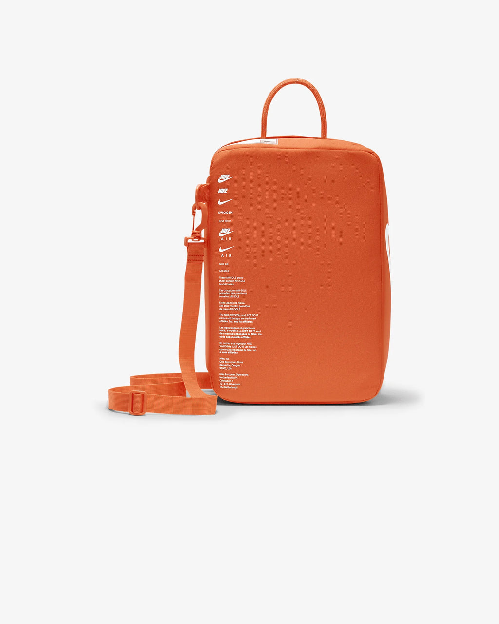 Orange White Shoe Box Bag 12L A47019