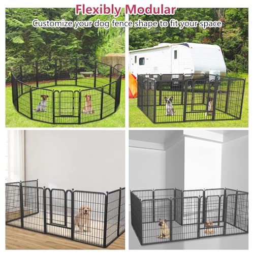 32" Height 12 Panels Heavy Duty Dog Playpen N316222