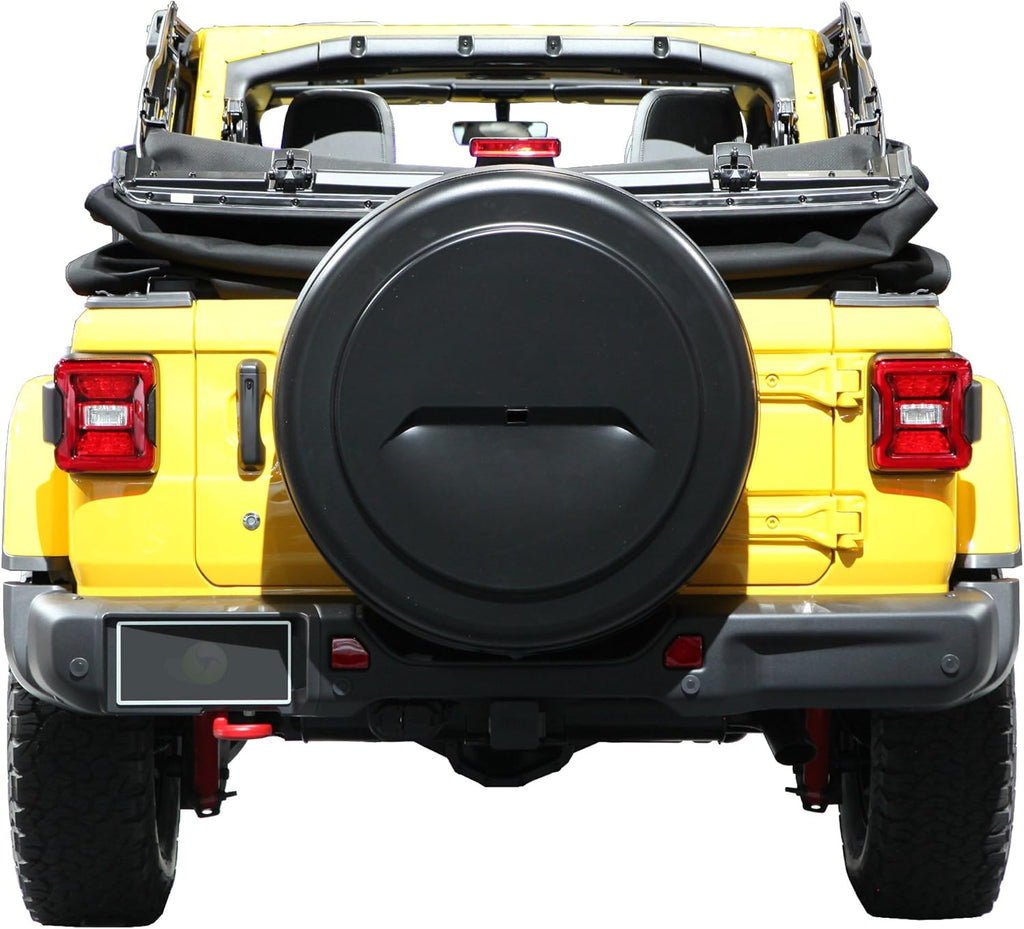 32 Black-Textured Rigid Tire Cover with Back-up Camera P994385