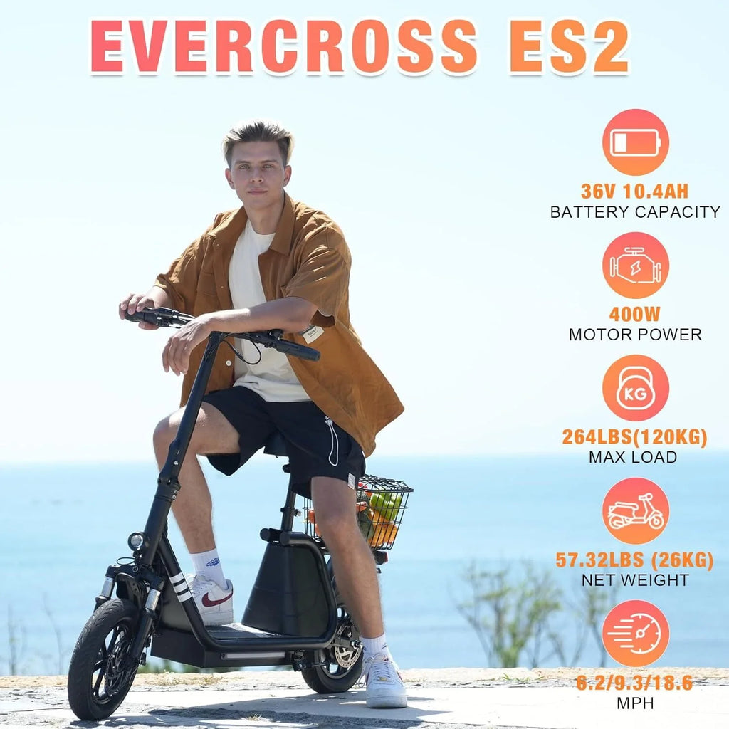 Electric Scooter with Seat H27400