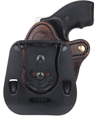 J-Frame Revolver Paddle Holster - OWB Leather Gun Holster V5880