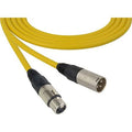 3 Pin XLR Male to 3 Pin XLR Female 50 ft Yellow Mic Cable I14601