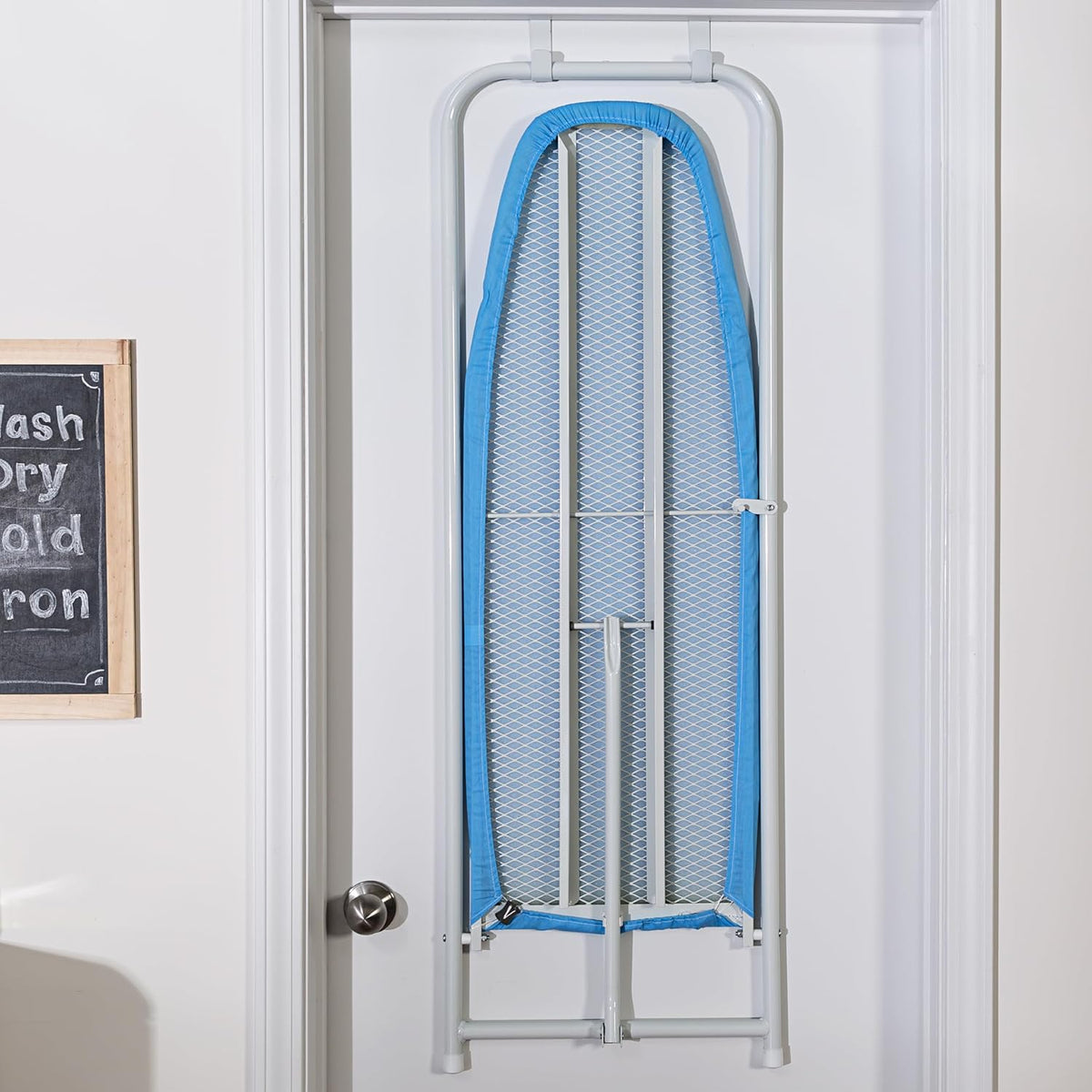 White Door Hanging Ironing Board 47" x 17" L343977