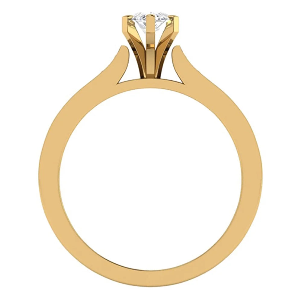 Black Diamond Ring 1.00 CT TW 14K Gold P19411