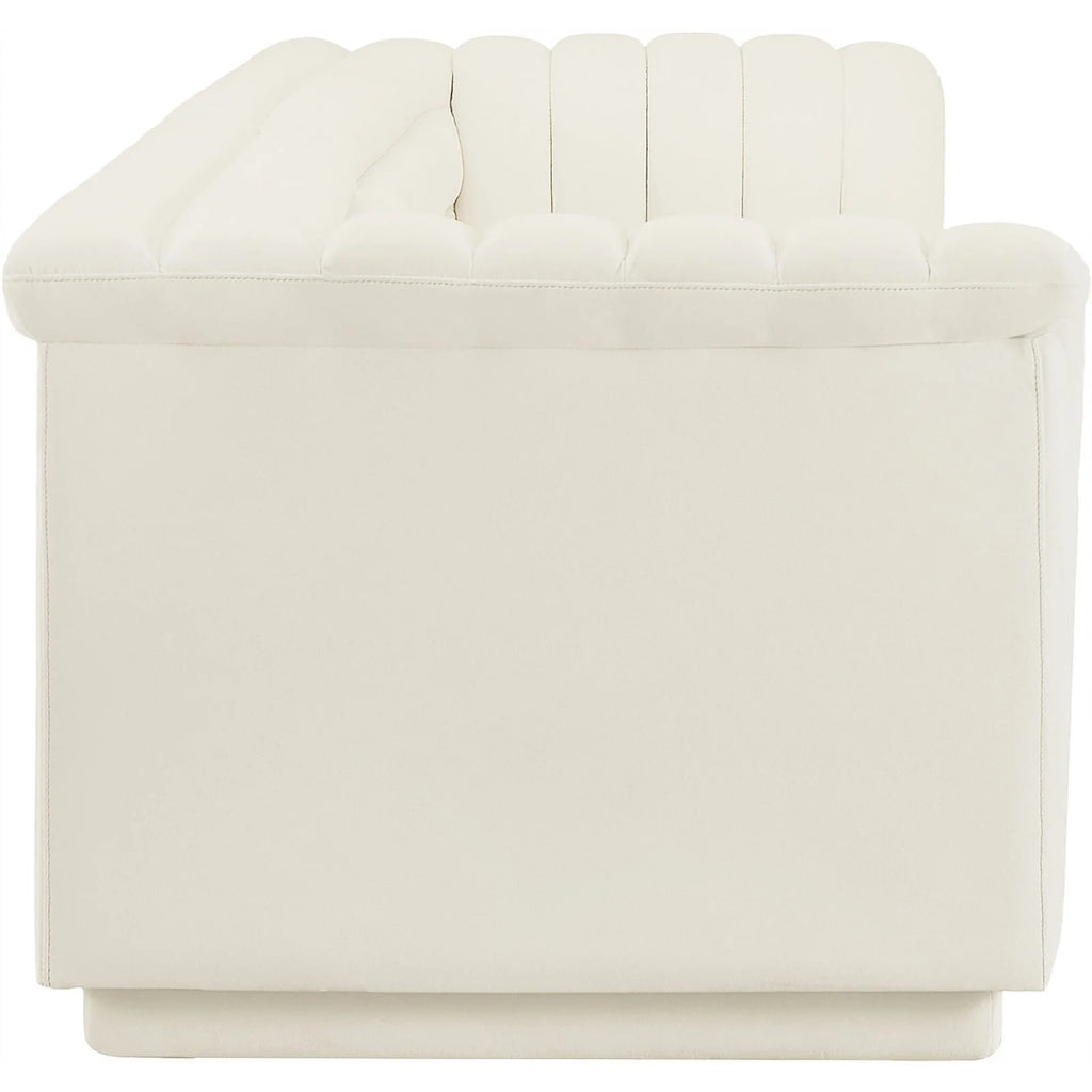 Cream Velvet Modular Sofa Z4478