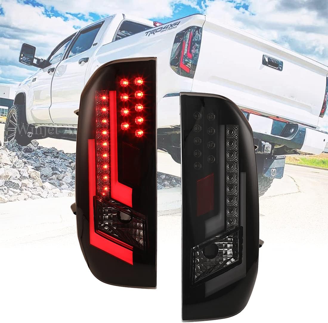 Tail Lights for Toyota Tundra 2014-2020 Clear Lens Red A819