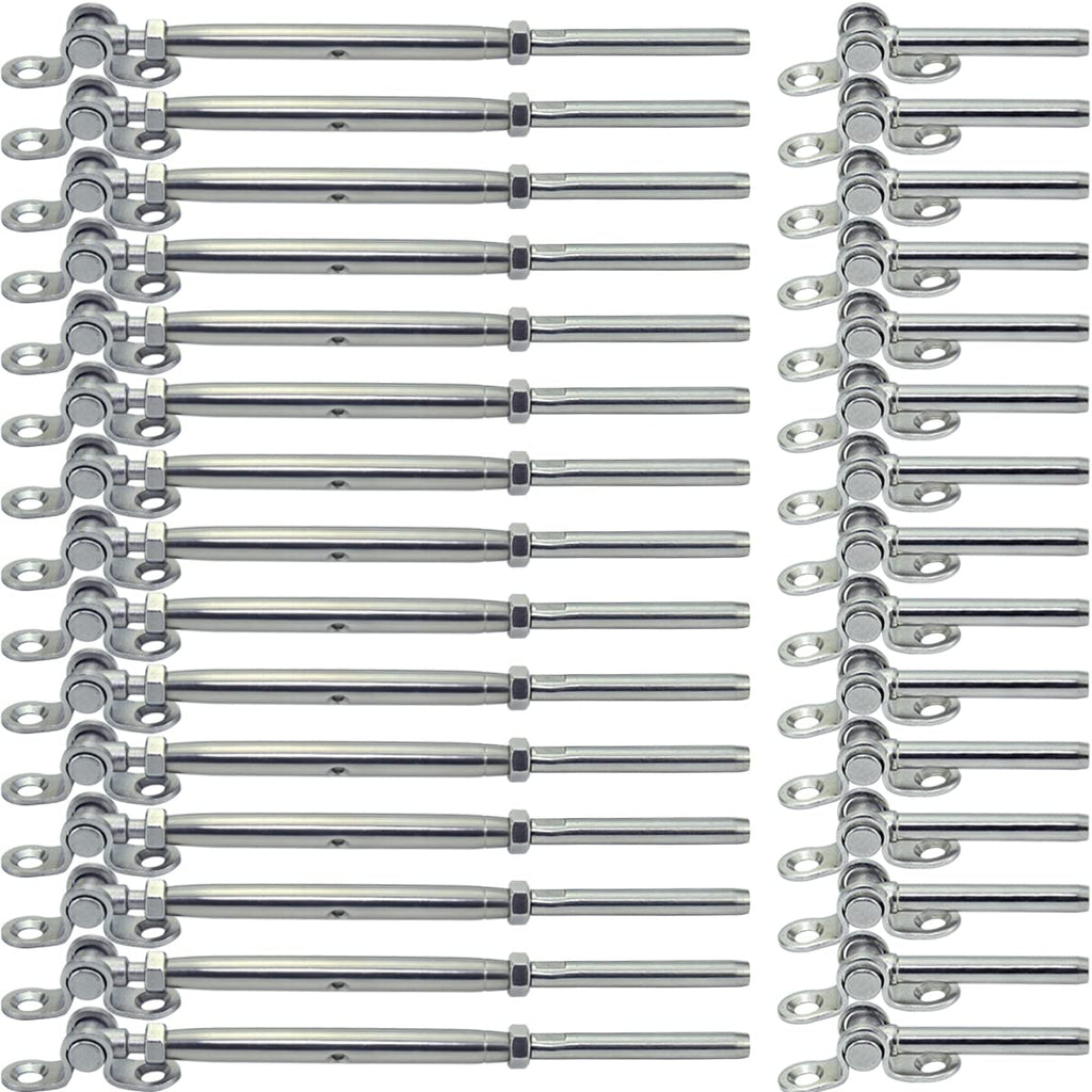 3/16 Cable Railing Hardware Kit T316 Marine Grade J63444