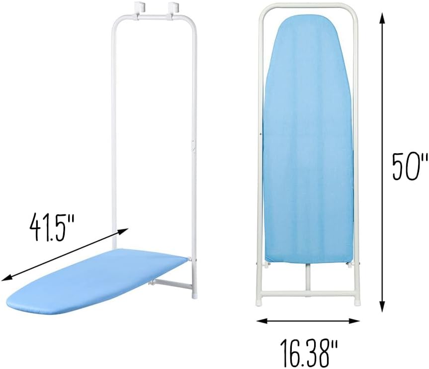 White Door Hanging Ironing Board 47" x 17" L343977
