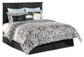 Black King California King Panel Headboard Q786
