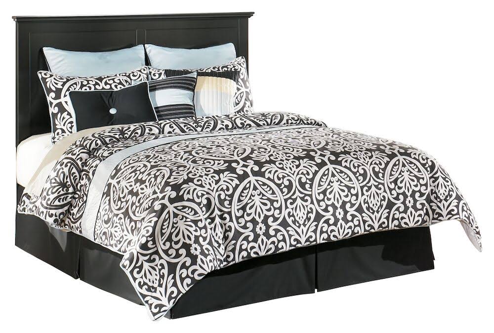Black King California King Panel Headboard Q786