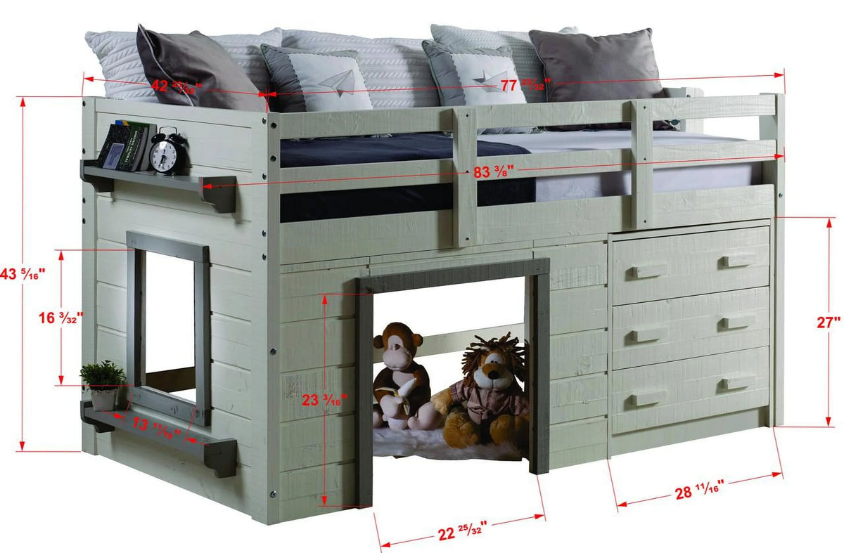 White & Grey Low Loft X293