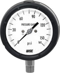 Solid Front Pressure Gauge with 125mm Dial, 1/2NPT(M), Bottom Connection, 0~160psi, 0.5% Accuracy G225665