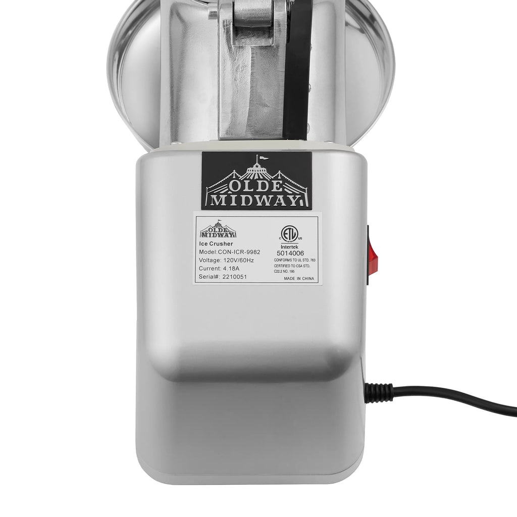 Ice Shaver Crusher with Stainless Steel Blades and Scoop X949855