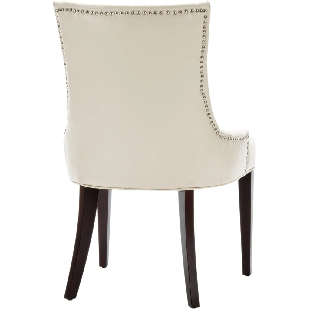 Tufted Chair Nickel Nail Head Cream U72137