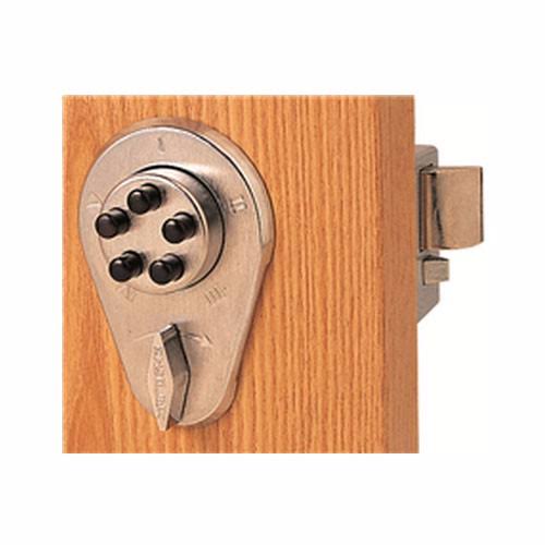 Pushbutton Lock Nightlatch Dull Chrome P231