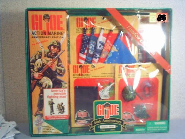 12 Gi Joe Action Marine and 4 Accessary Sets 40th Anniversary Figure E168554