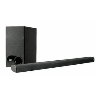 Black Soundbar Wireless Subwoofer System N812257