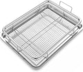 Stainless Steel Air Fryer Basket and Tray Set, 15.4" x 11.5" P698