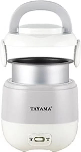 White 1.5 Cup Portable Mini Rice Cooker L610695