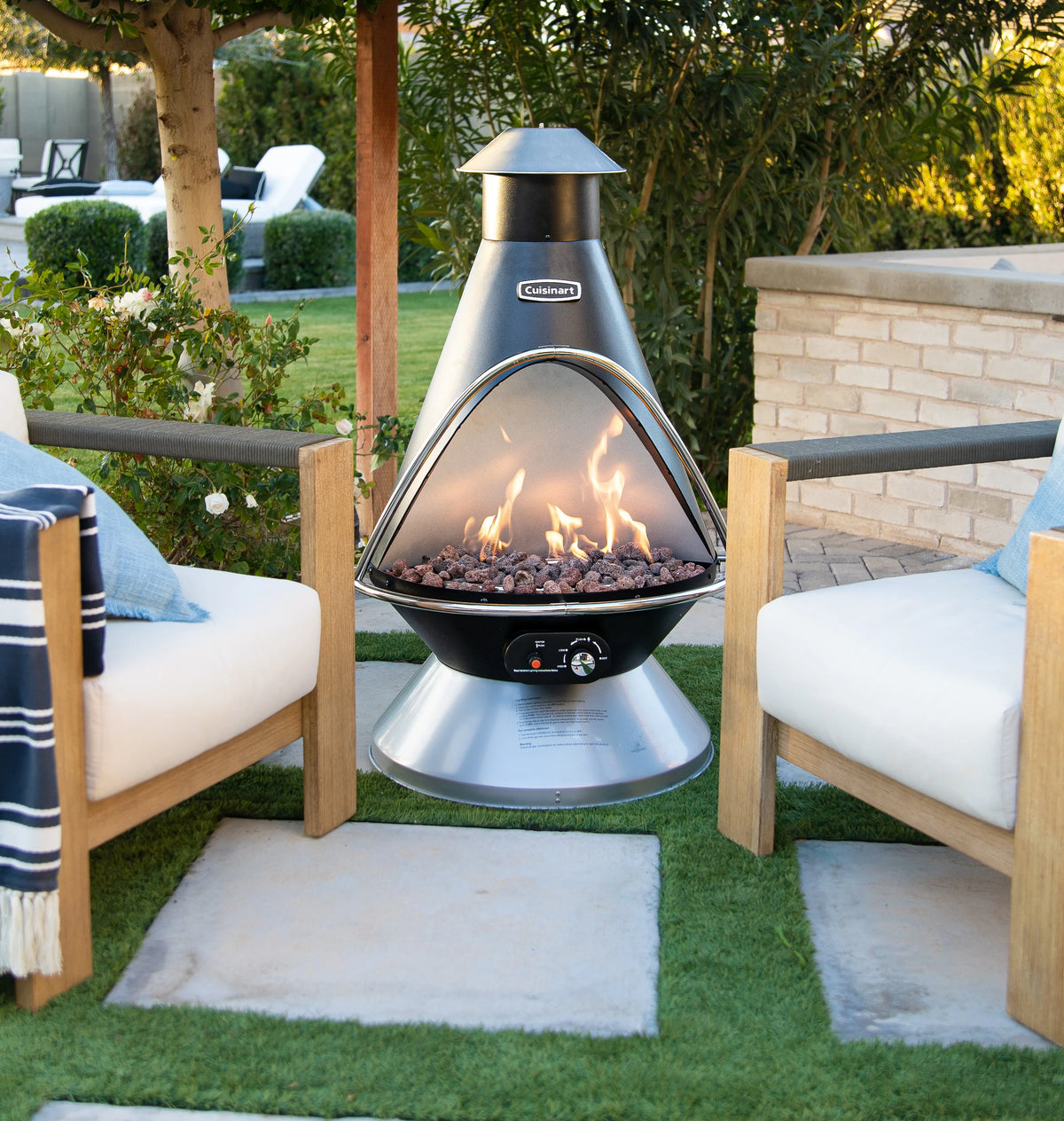 Propane Fire Pit with Tip-Over Safety Switch S456