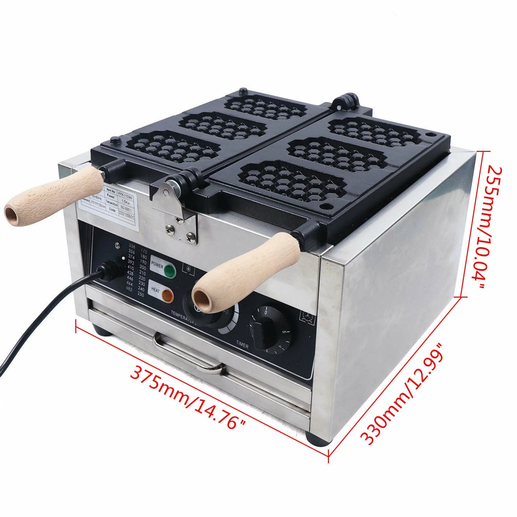 Nonstick Double Heating Electric Waffle Maker T373594