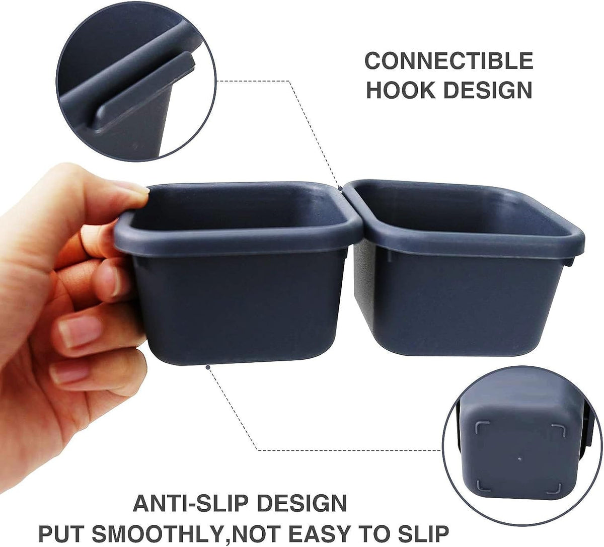 8 PCS Clear Plastic Drawer Organizer Trays Q7976