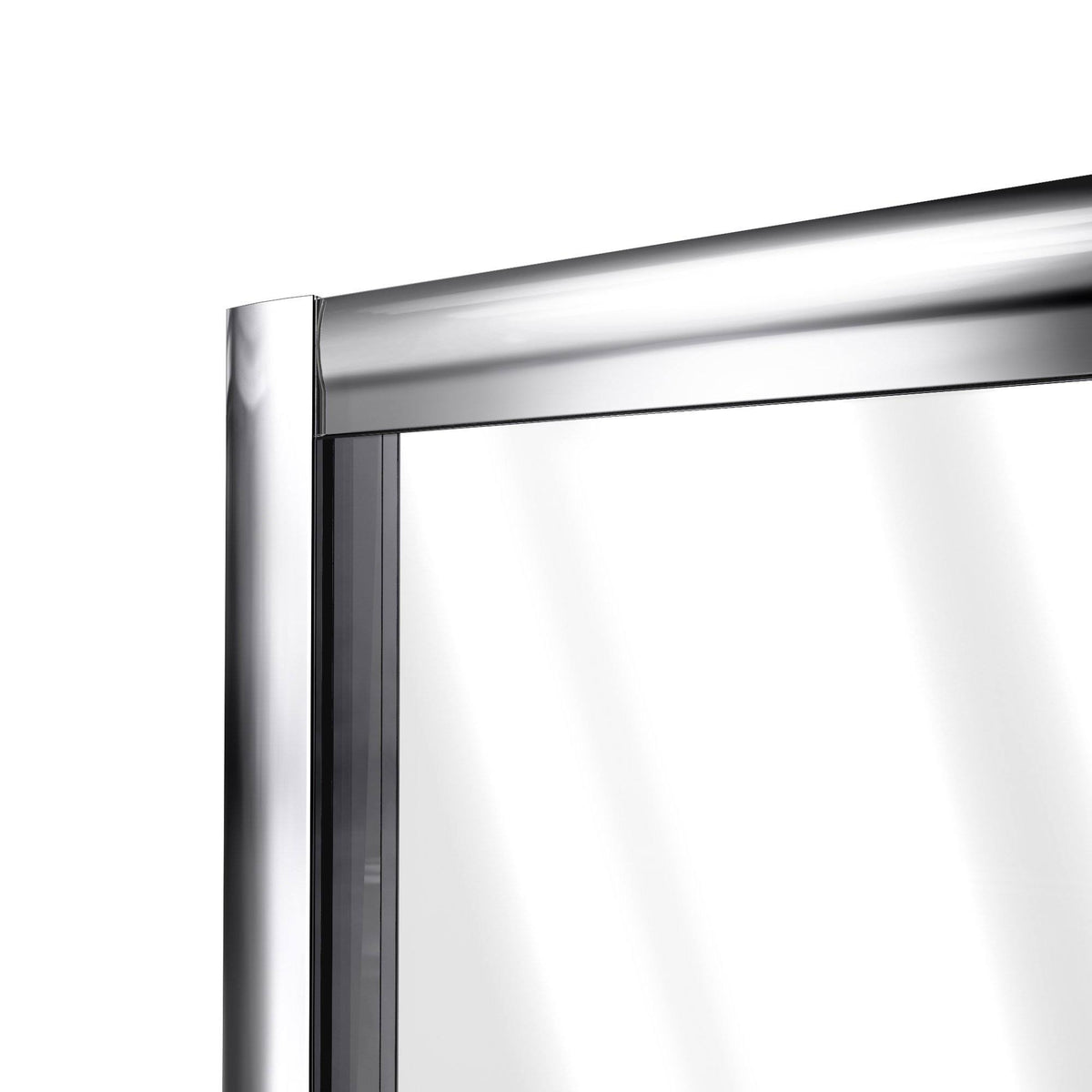 Semi-Frameless Pivot Shower Door in Chrome C57096