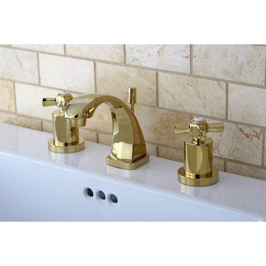 Polished Brass Mini Widespread Lavatory Faucet W8985