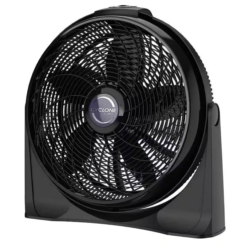 20 in. 3 Speeds Black Floor Fan A10776