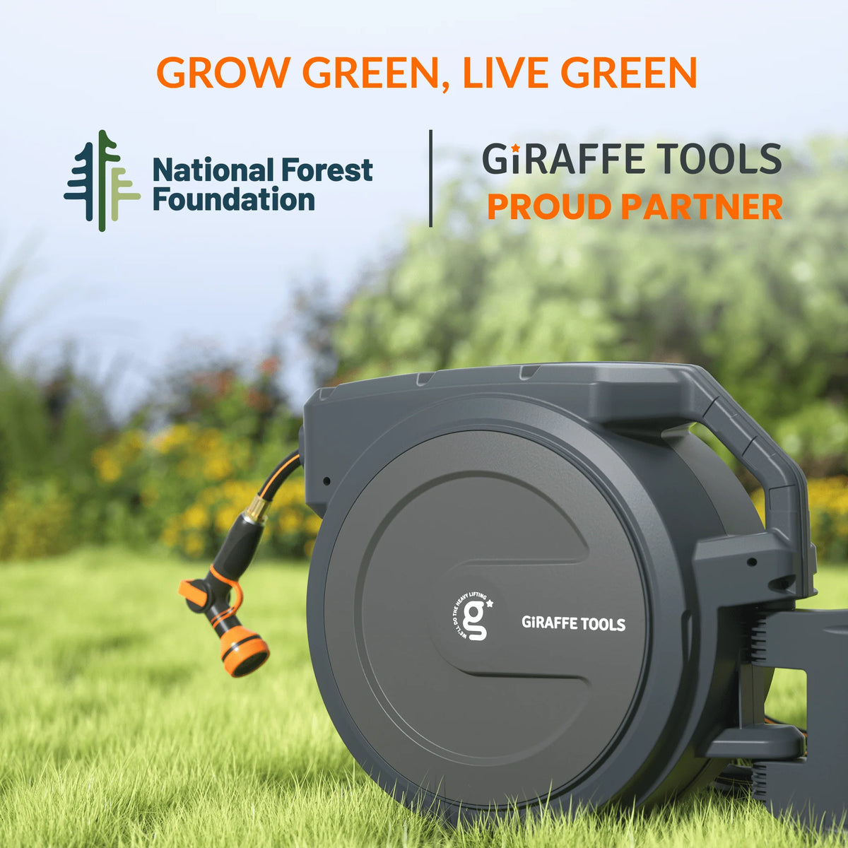 Retractable Garden Hose Reel E57836
