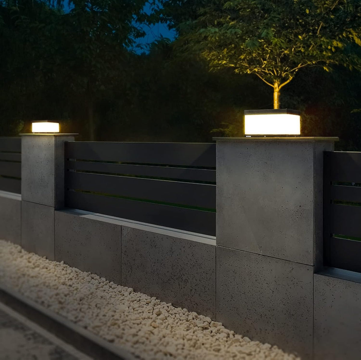 Outdoor Solar Post Cap Light with Waterproof IP54 Y318748