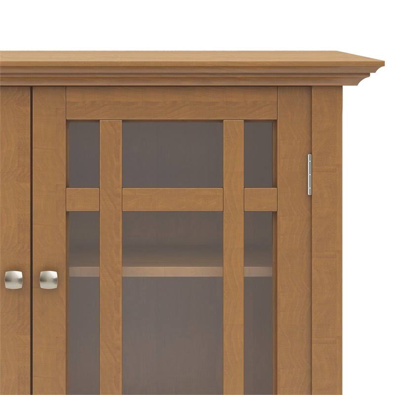 Solid Wood Medium Storage Cabinet in Light Golden Brown P35367