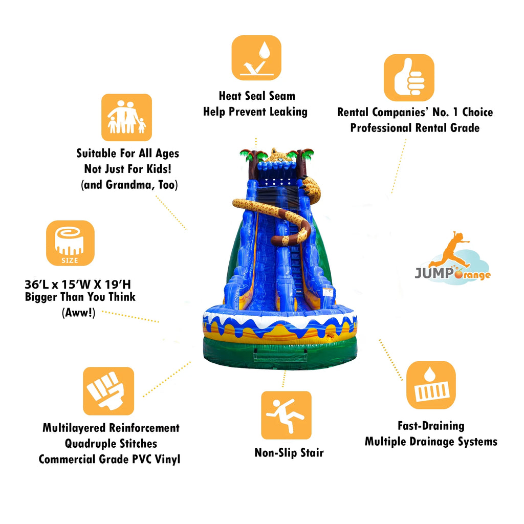Commercial Grade Inflatable Water Slide with Splash Pool N5855