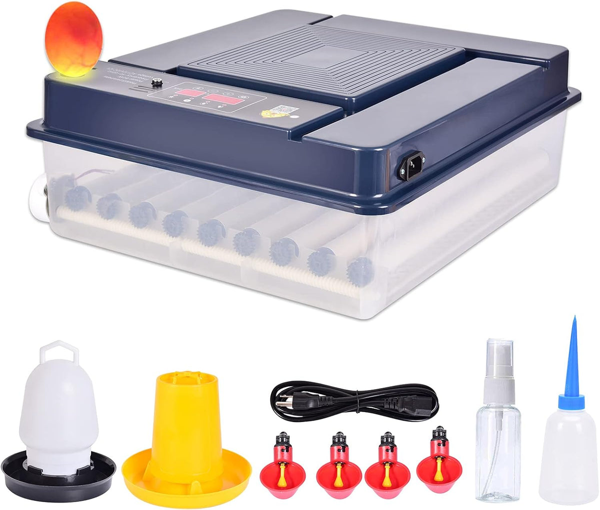 9-35 Digital Egg Incubator with Fully Automatic Turner, Humidity Control LED Candler Z474