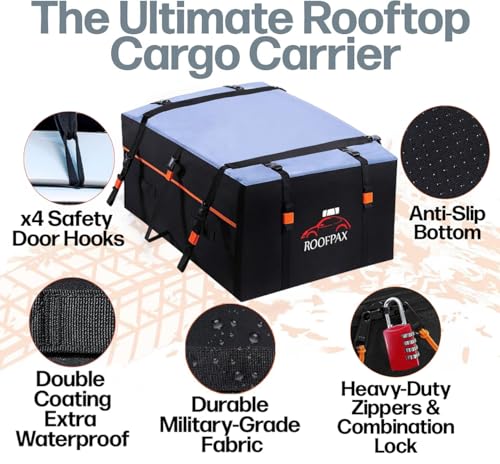 23 cft. Waterproof Rooftop Cargo Carrier Bag S63049