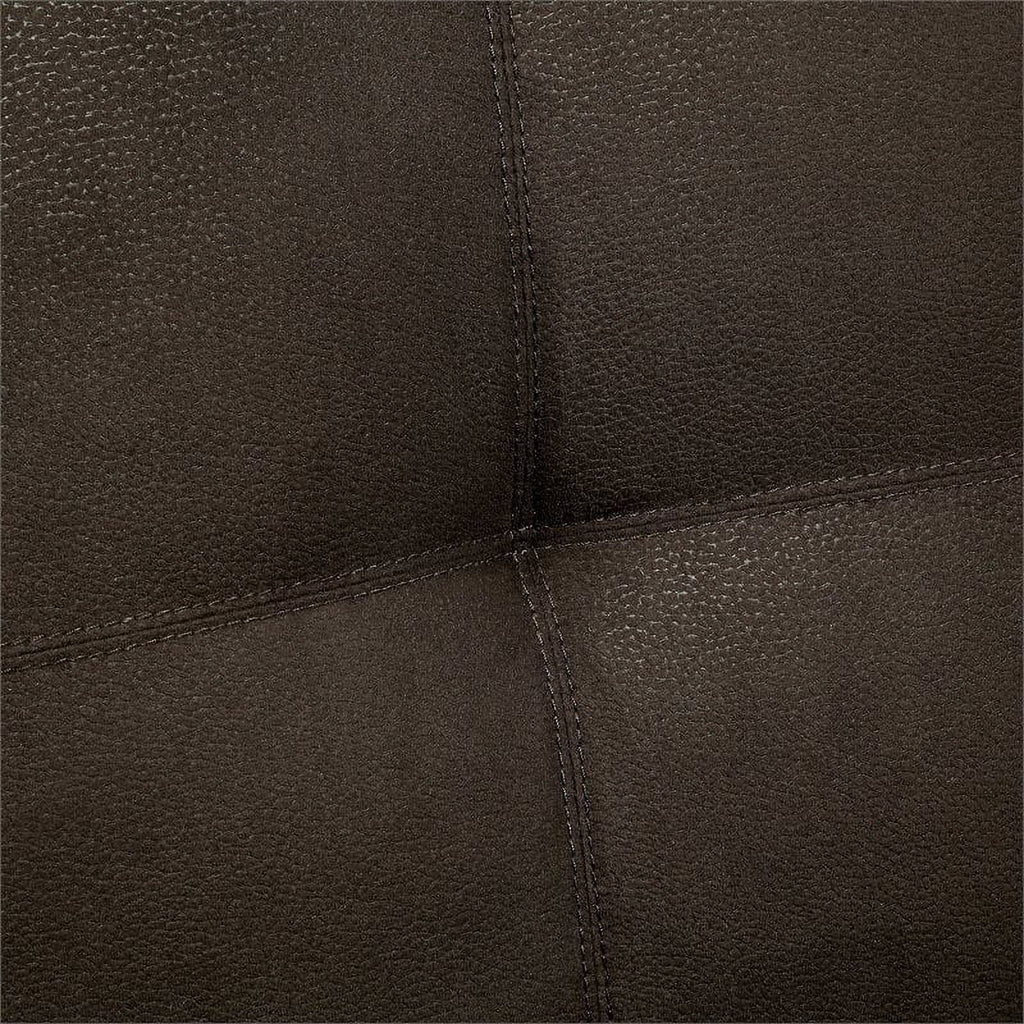 Brown Fabric Convertible Sofa Z366