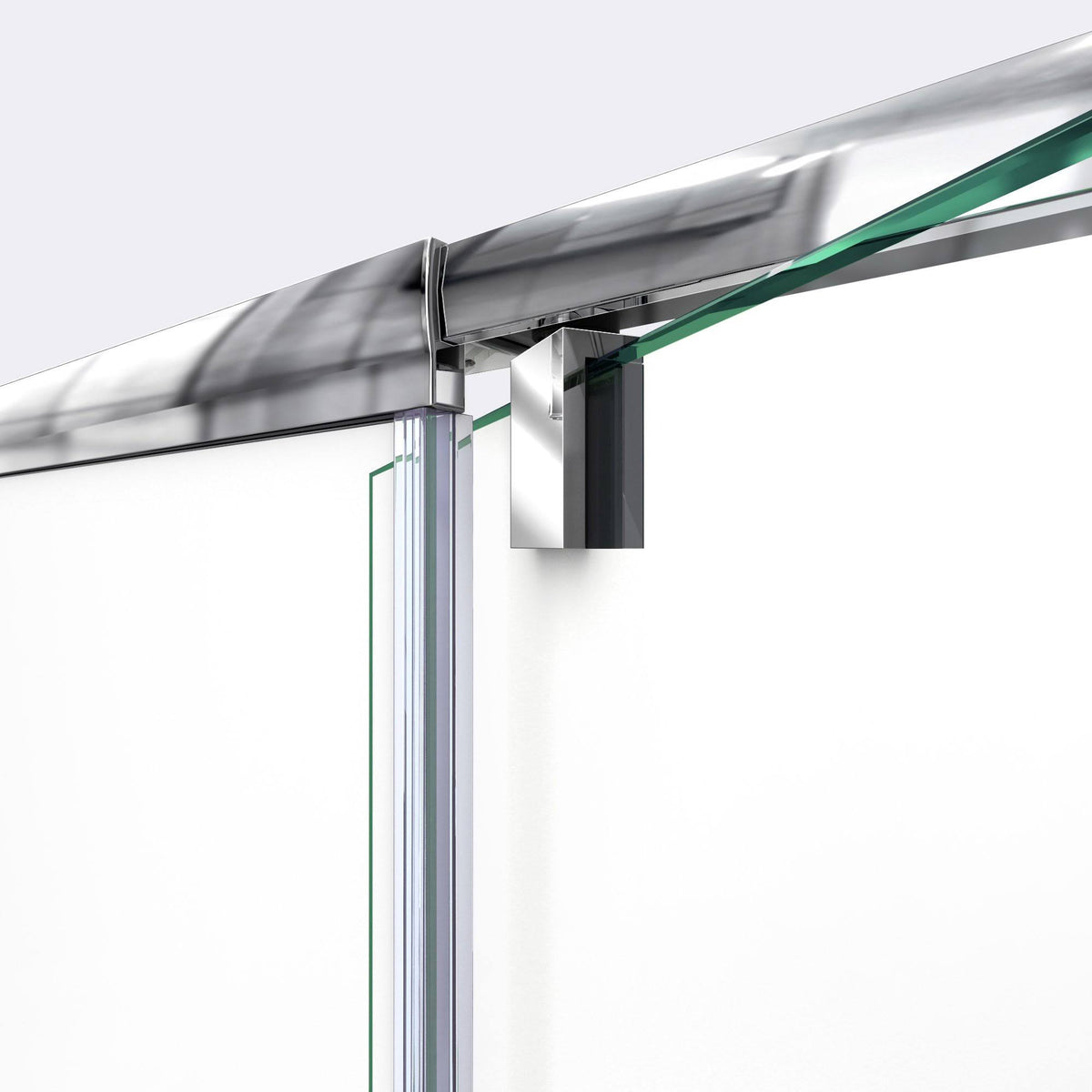 Semi-Frameless Pivot Shower Door in Chrome C57096