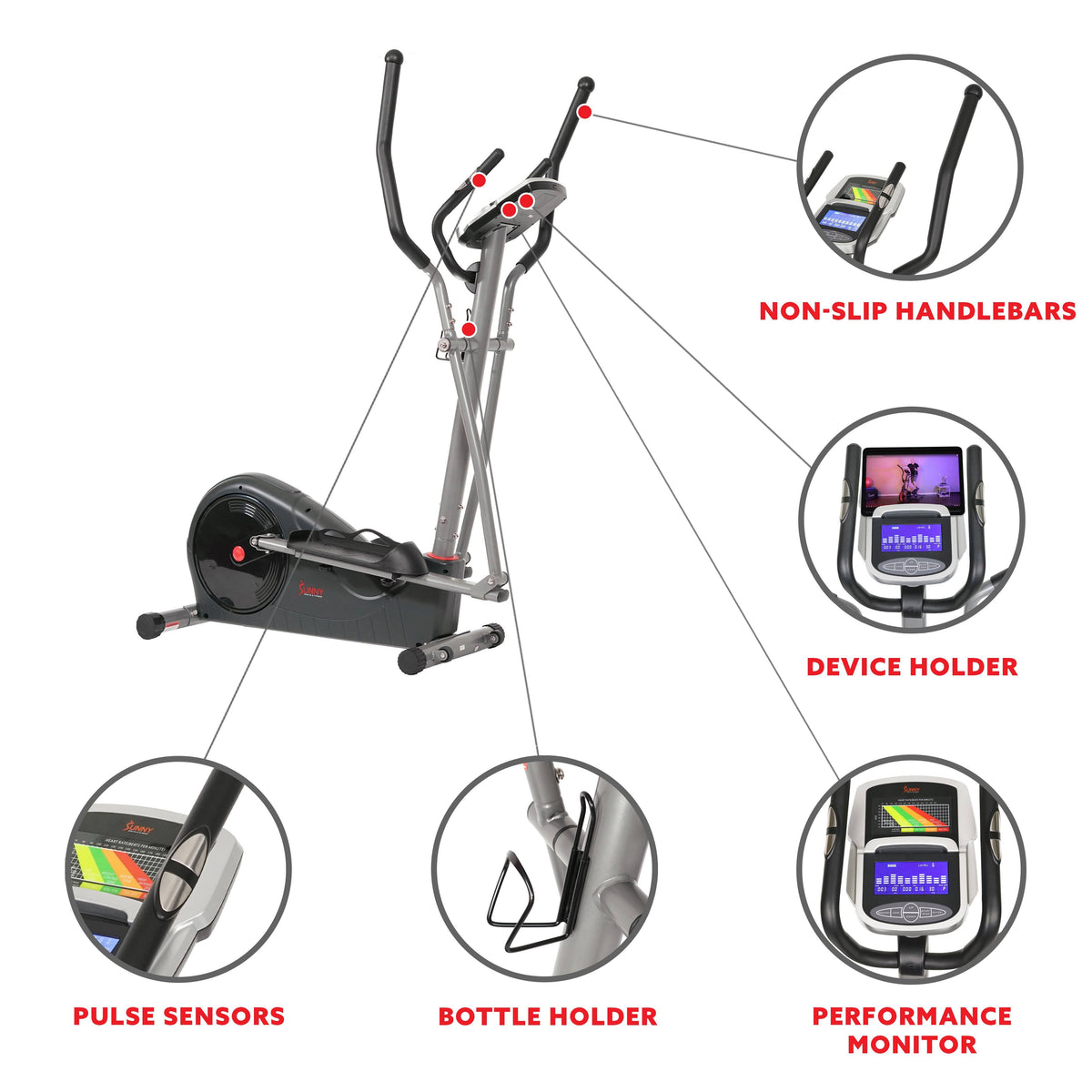 Pre-Programmed Elliptical Trainer W422694