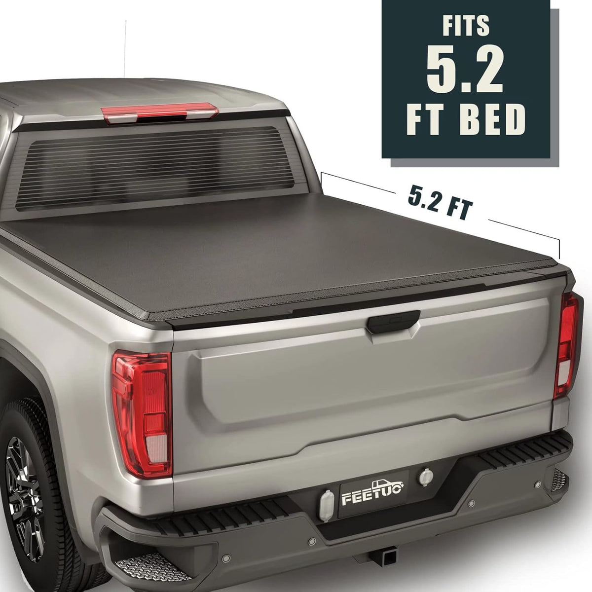Soft Tri-Fold Tonneau Cover Truck Bed K9565