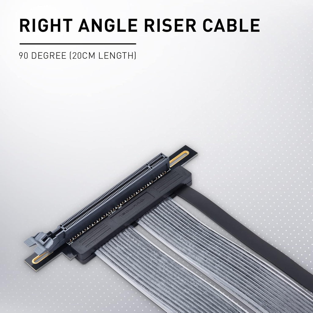 PCIE 4.0 Right Angle Riser Extension Cable W71393