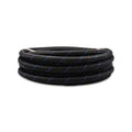 Braided Flex Hose Two-Tone Black/Blue Nylon 10 Foot Roll A31502