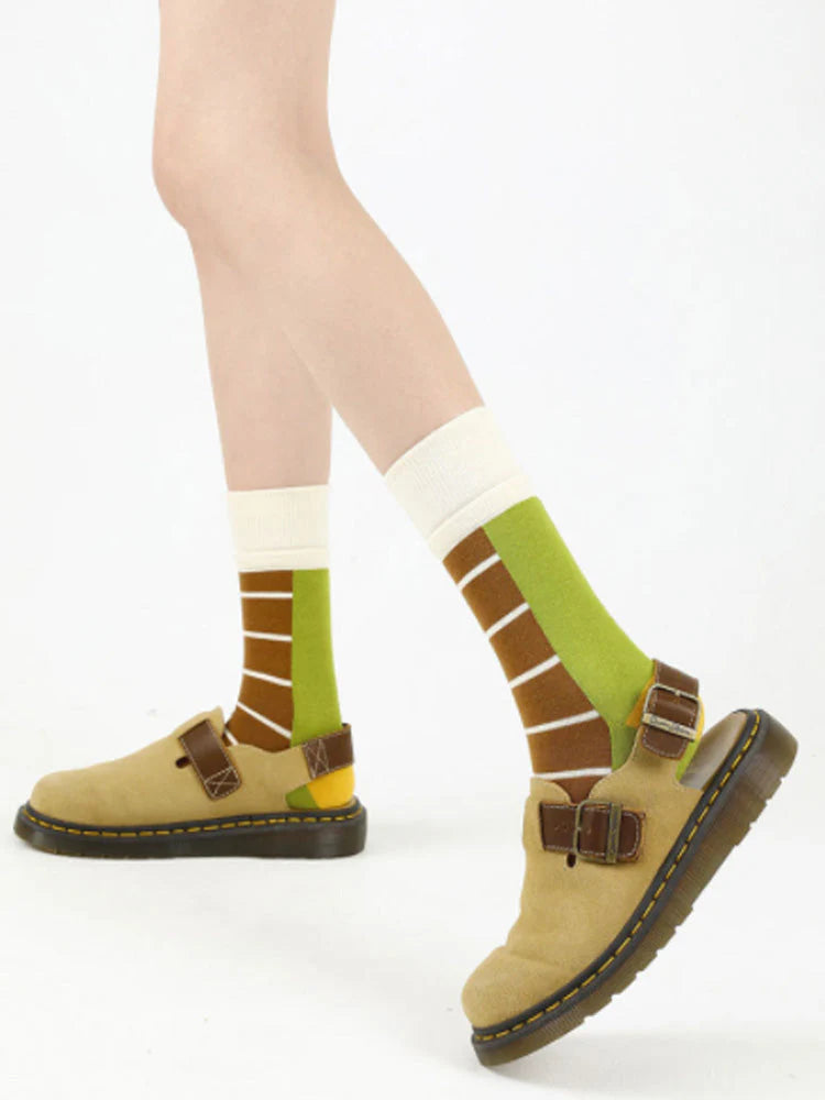 Print Knee-High Socks M873926