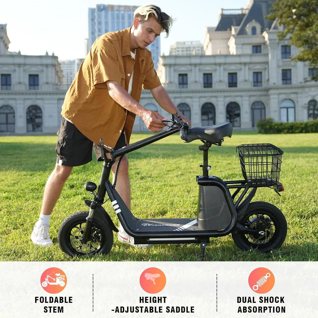 Electric Scooter with Seat H27400
