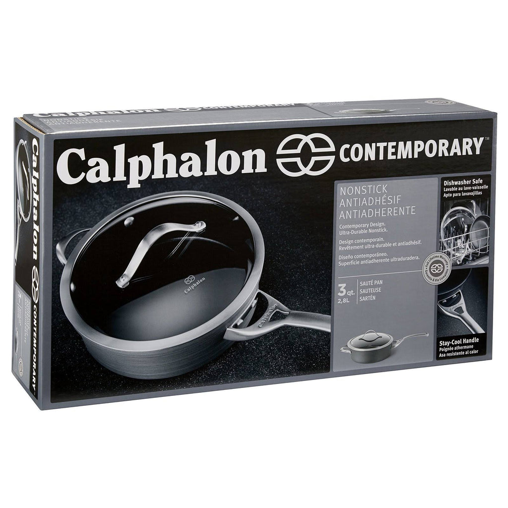 3 Qt Nonstick Covered Saute Pan S996