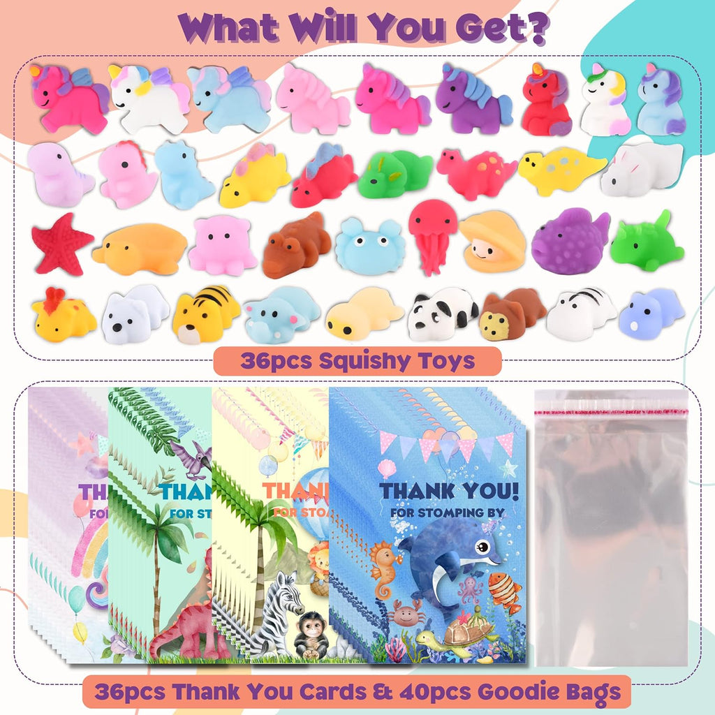 36 Packs Mini Stress Relief Toys U3355