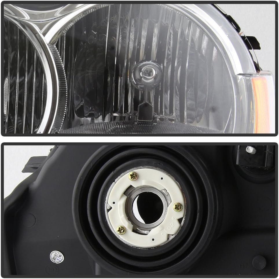 Jeep Grand Cherokee Factory Headlights Headlamps Driver + Passenger Side W82234