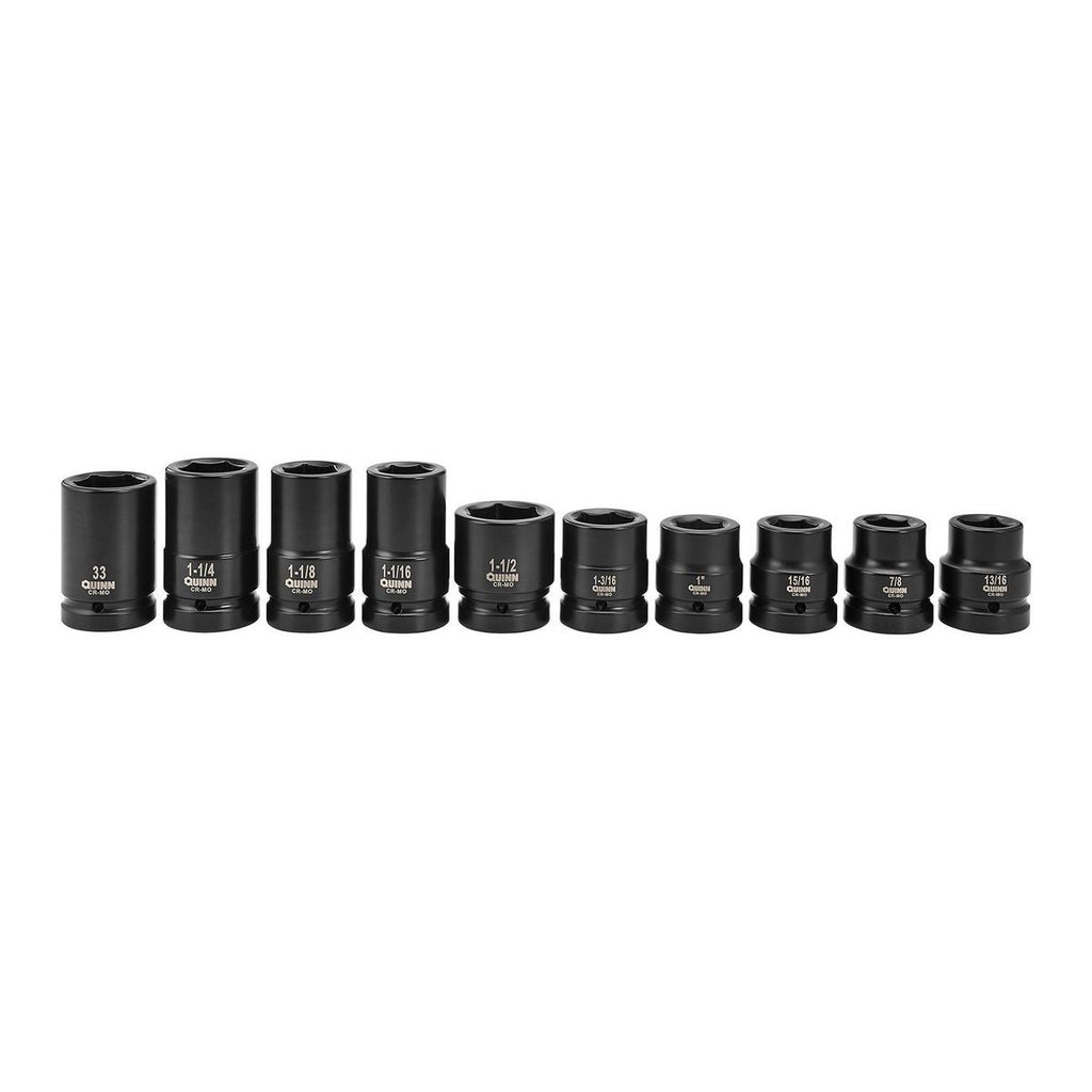 1 in. Drive SAE and Metric Impact Set, 10-Piece I849137